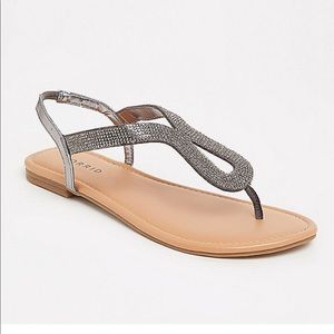 NWT Rhinestone Sandals 😍💟